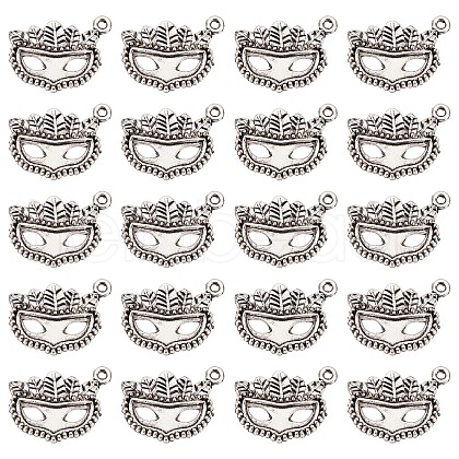 SUNNYCLUE DIY Tibetan Style Alloy Pendants PALLOY-SC0004-13-1
