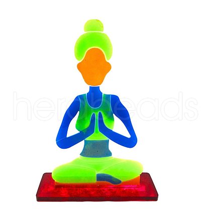 YOGA DIY Silicone Statue Molds DIY-G046-12-1