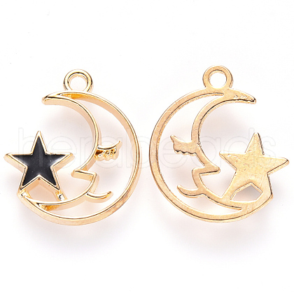 Alloy Enamel Pendants X-ENAM-S121-062-1