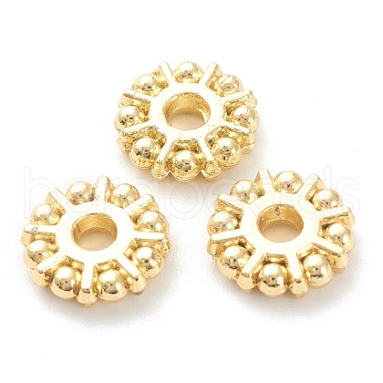 Rack Plating Alloy Spacer Beads KK-J277-18G-1