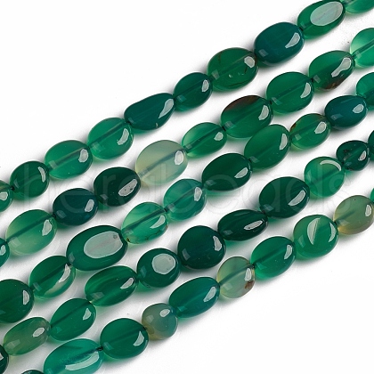 Natural Agate Beads Strands G-D0002-D61-1