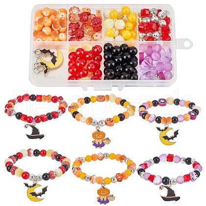 SUNNYCLUE DIY Halloween Bracelet Making Kit DIY-SC0021-70-1