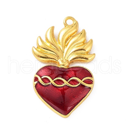 Alloy Enamel Pendants ENAM-P252-04G-1