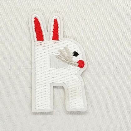 Computerized Embroidery Cloth Iron on/Sew on Patches DIY-K012-01-R-1
