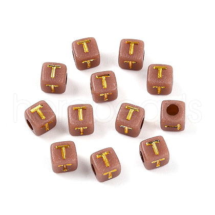 Plating Acrylic Beads OACR-N140-01B-T-1