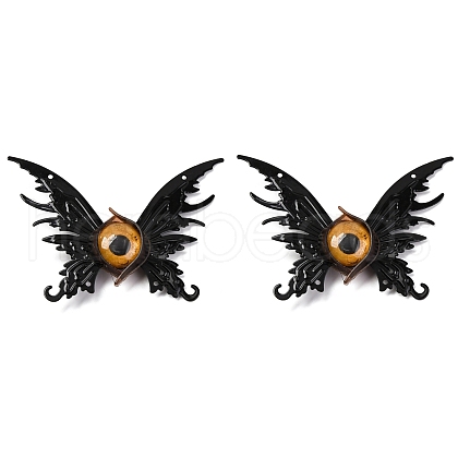 Butterfly with Eye Plastic Alligator Hair Clips PHAR-M015-04-1