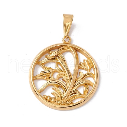 PVD Vacuum Plating 304 Stainless Steel Pendants STAS-H170-17G-1