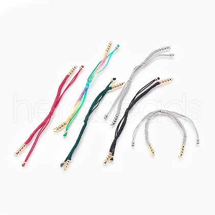 Nylon Cord Bracelet Making MAK-F024-M-G-1