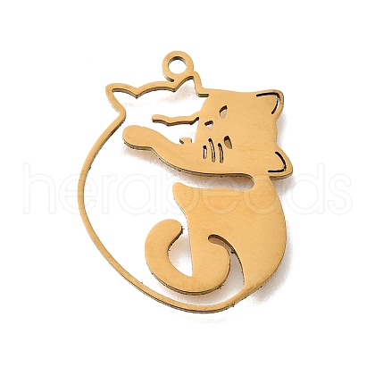 304 Stainless Steel Pendants STAS-S176-20G-1