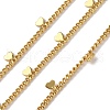 Brass Heart Charms Link Chains CHC-H113-08G-1