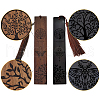 CRASPIRE 1 set Wood Bookmarks Set AJEW-CP0001-78L-3
