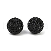 Polymer Clay Rhinestone Beads RB-C1438-12mm-A02-3