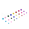 1920~2480Pcs 3 Style Spray Painted Crackle Glass Beads CCG-CJ0001-05-8