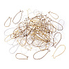 Brass Hoop Earrings Findings Kidney Ear Wires KK-TA0007-10-19
