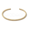 Ion Plating(IP) 304 Stainless Steel Cuff Bangles for Women BJEW-Z078-08G-2