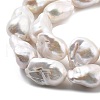 Natural Nucleated Pear Beads Strands PEAR-B004-15N-05A-01-3