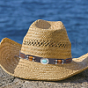 CRASPIRE 3Pcs 3 Styles Crystal Rhinestone Southwestern Cowboy Hat Belt DIY-CP0009-17A-6