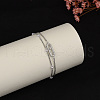 Brass Curb Chain Multi-strand Bracelets AC9021-2-3