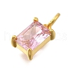 925 Sterling Silver Pave Clear Cubic Zirconia Charms STER-V001-02G-10-2