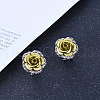 Alloy Rhinestone Stud Earrings WG72A22-07-1