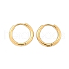 Ion Plating(IP) 304 Stainless Steel Huggie Hoop Earrings X-EJEW-F111A-14mm-G-2