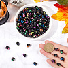 SUNNYCLUE 400Pcs Opaque Black Acrylic Beads MACR-SC0001-66-3