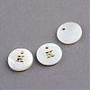 Freshwater Shell Pendants SSHEL-S249-K-2