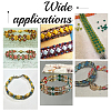  300Pcs 2-Hole Glass Seed Beads SEED-NB0002-12-5
