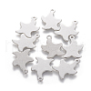 201 Stainless Steel Pendants STAS-L233-040P-1