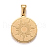 304 Stainless Steel Pendants STAS-F252-16G-1