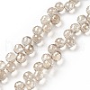 Transparent Glass Beads Strands GLAA-G096-01E-1