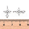 Brass Micro Pave Cubic Zirconia Pendants KK-U056-33P-3