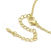 Brass Micro Pave Clear Cubic Zirconia Pendant Necklaces NJEW-B082-06A-G-3