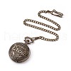 Alloy Quartz Pocket Watches WACH-L044-10AB-1