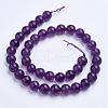 Natural Amethyst Bead Strands G-F422-02-10mm-2