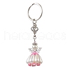 Acrylic Imitation Pearl Keychain KEYC-MZ00030-3