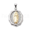 Brass Pendants KK-D367-05PG-B-1