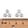Brass Rhinestone Spacer Beads RB-A014-Z5mm-01S-NF-2