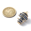 Natural & Synthetic Mixed Stone Copper Wire Wrapped Pendants PALLOY-TA00096-4