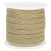 WADORN 24 Yards Flat Metallic Polyester Elastic Cord OCOR-WR0001-15C-1