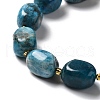 Natural Apatite Beads Strands G-B028-B09-4