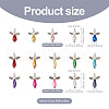 Craftdady 80Pcs 2 Style Imitation Pearl Acrylic Pendants OACR-CD0001-07-2