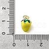 Brass with Enamel Charms KK-Q066-01A-G-3