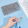 1000Pcs Stainless Steel Eye Pins STAS-UN0058-29-4