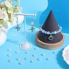 SUNNYCLUE 10 Strands Transparent Frosted Glass Beads Strands GLAA-SC0002-25-4