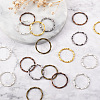 Craftdady 250Pcs 5 Colors Alloy Linking Rings FIND-CD0001-11-5