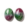 Dyed Natural Jade Cabochons G-G975-01C-04-3