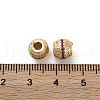 Brass Micro Pave Cubic Zirconia Beads KK-C071-07KCG-02-3