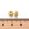 Brass Micro Pave Cubic Zirconia Beads KK-C106-15G-2