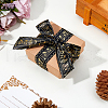 DICOSMETIC 30Yards 3 Colors Musical Note Pattern Polyester Striped Ribbon OCOR-DC0001-19-5
